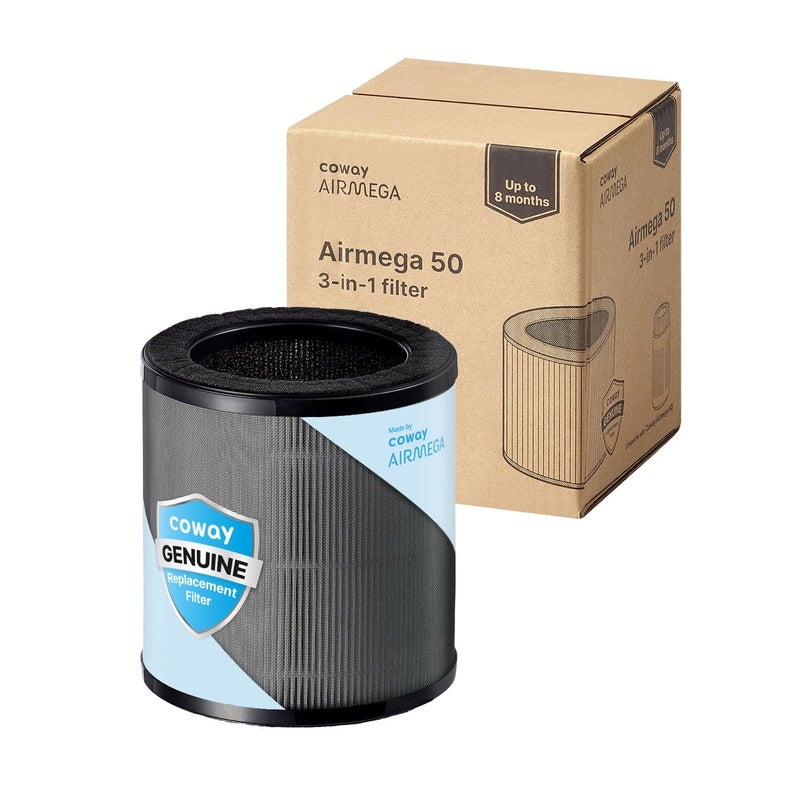 Coway Airmega 50 Air Purifier Replacement Filter Set Particulate Filter and Deodorization Filter 1 Pack